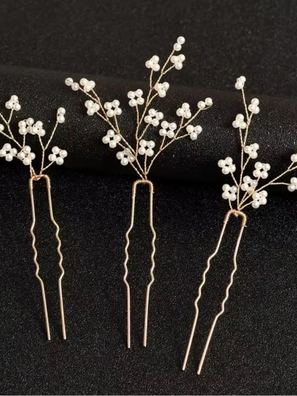 Pearl and Crystal Bridal Hair Vine - hair delicate accessories - Picture 2 of 3
